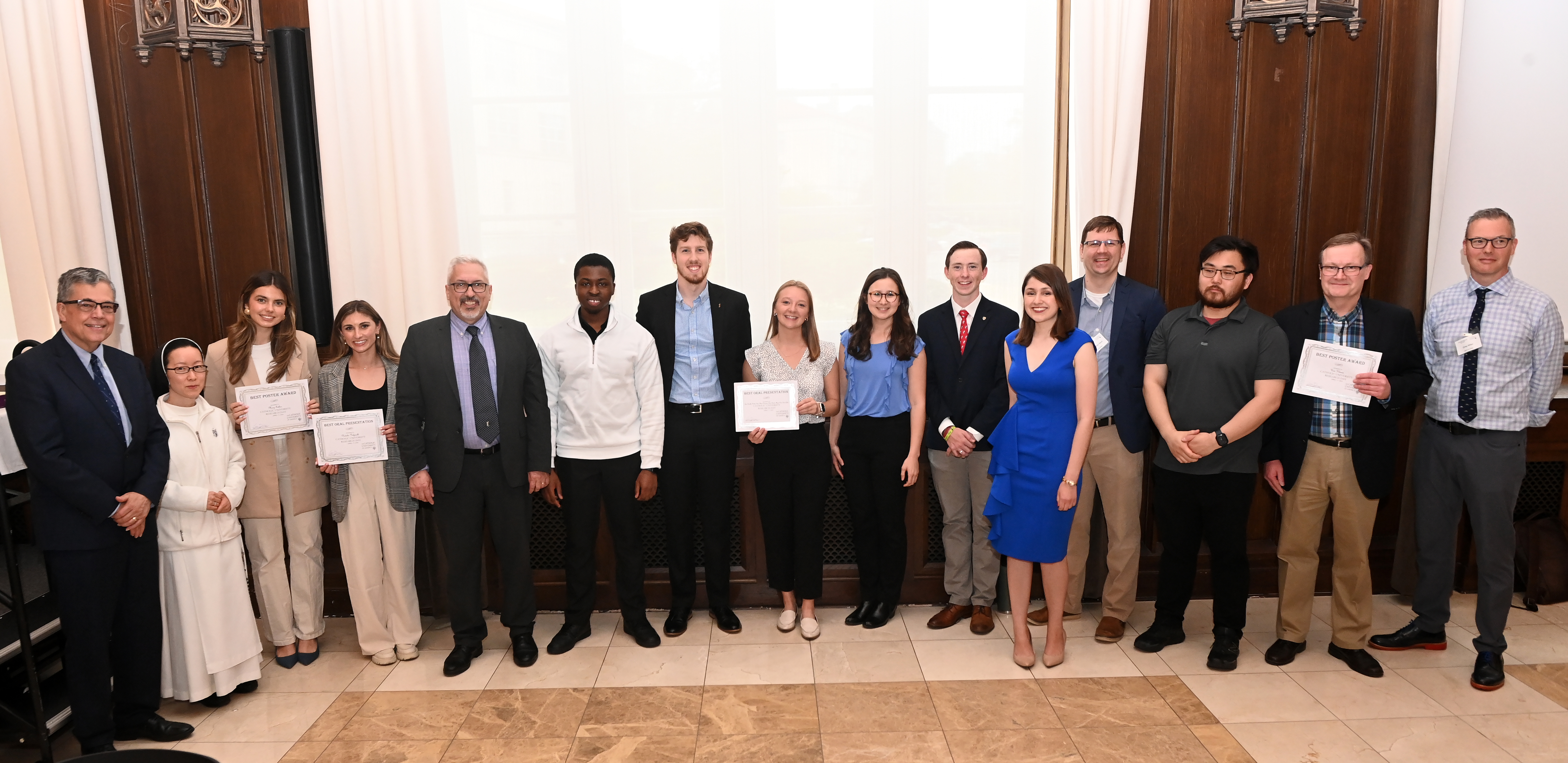 School of Engineering Students and Faculty Win Awards at University Research Day 2024