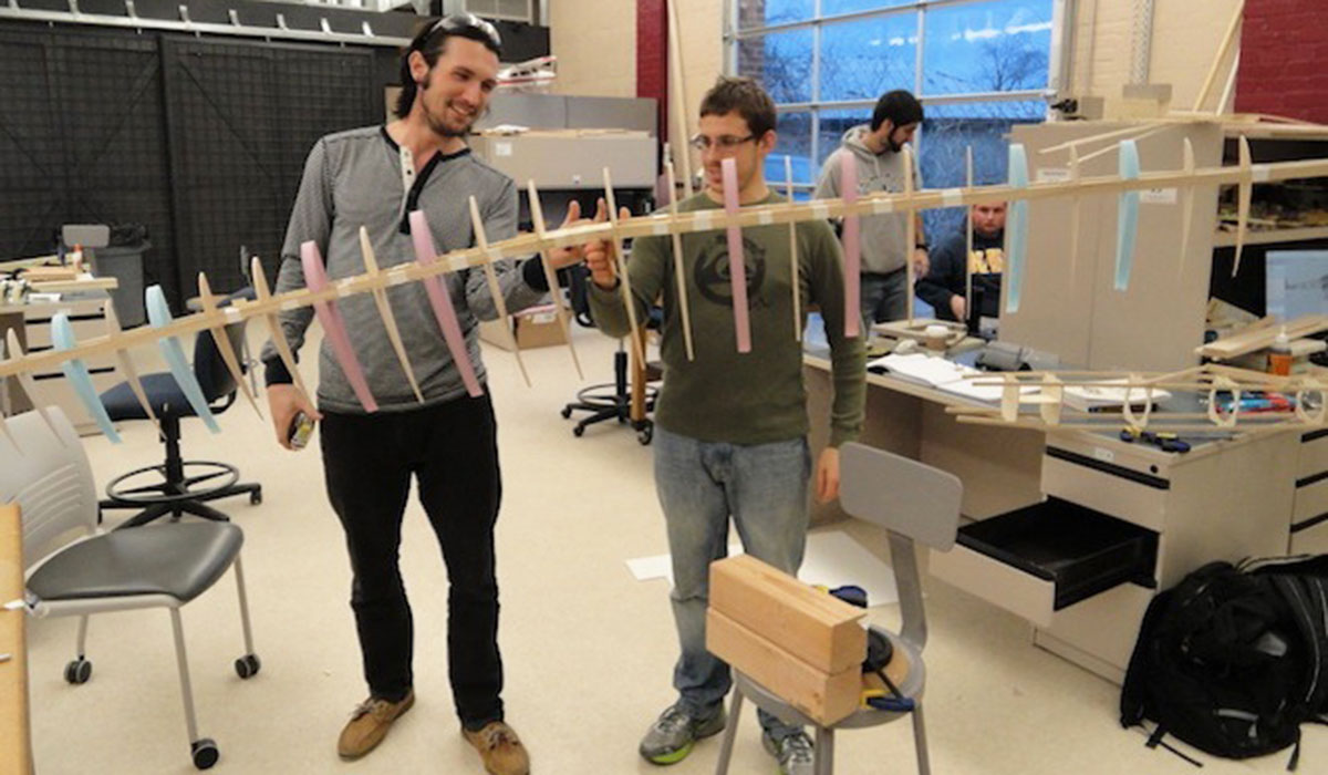 Students in a lab