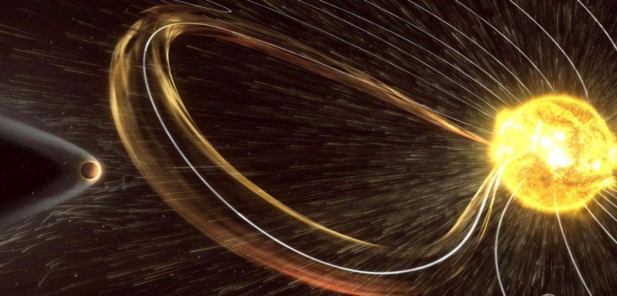 Graphical image of the sun