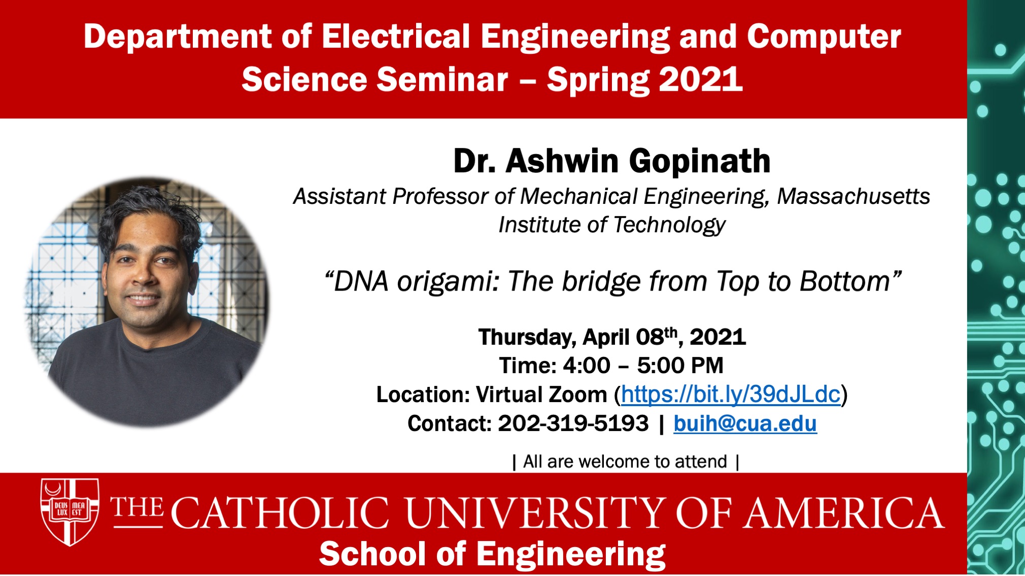 Dr Ashwin Gopinath MIT