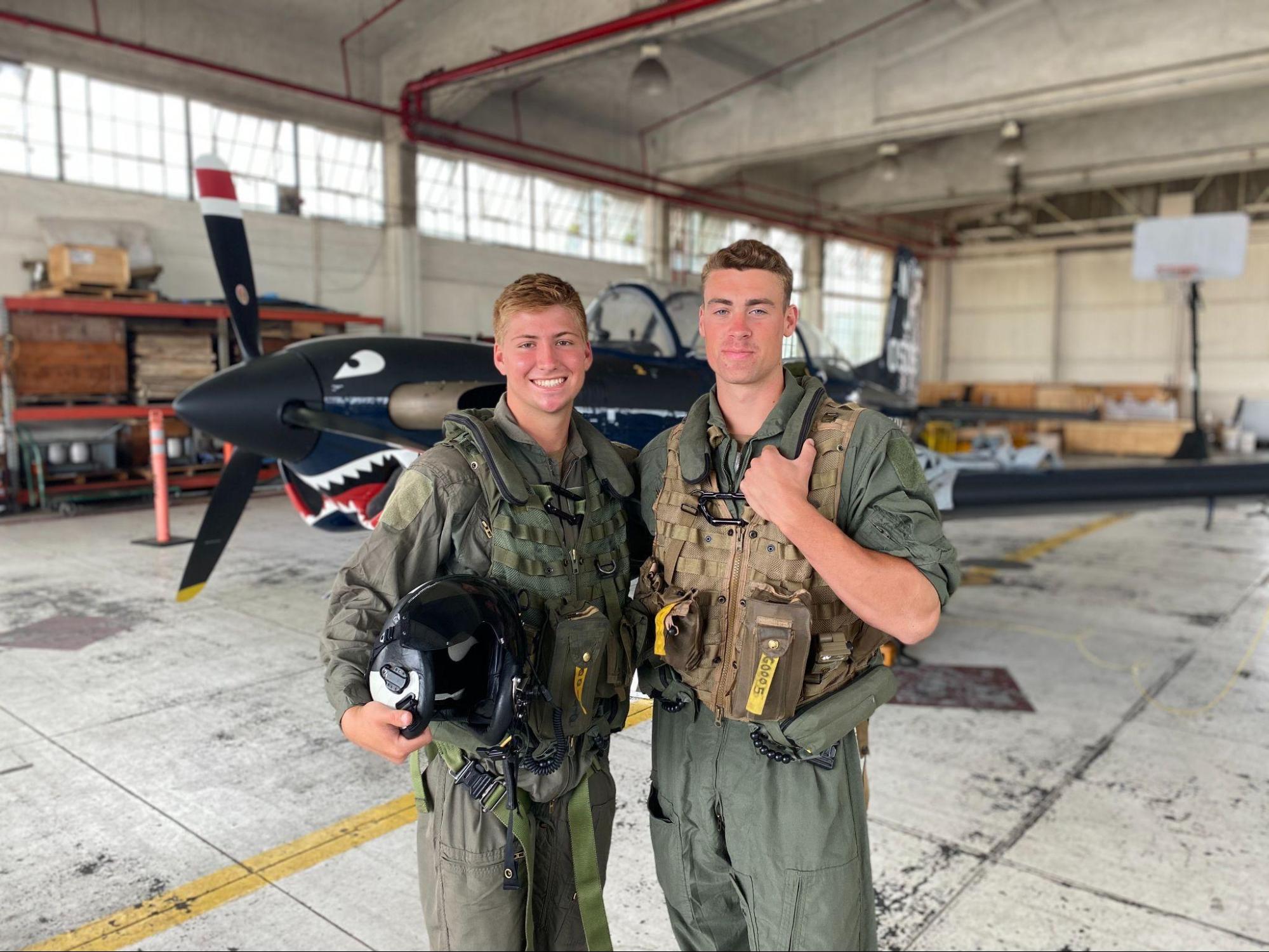 Two School of Engineering Seniors Accepted Into Naval Flight School