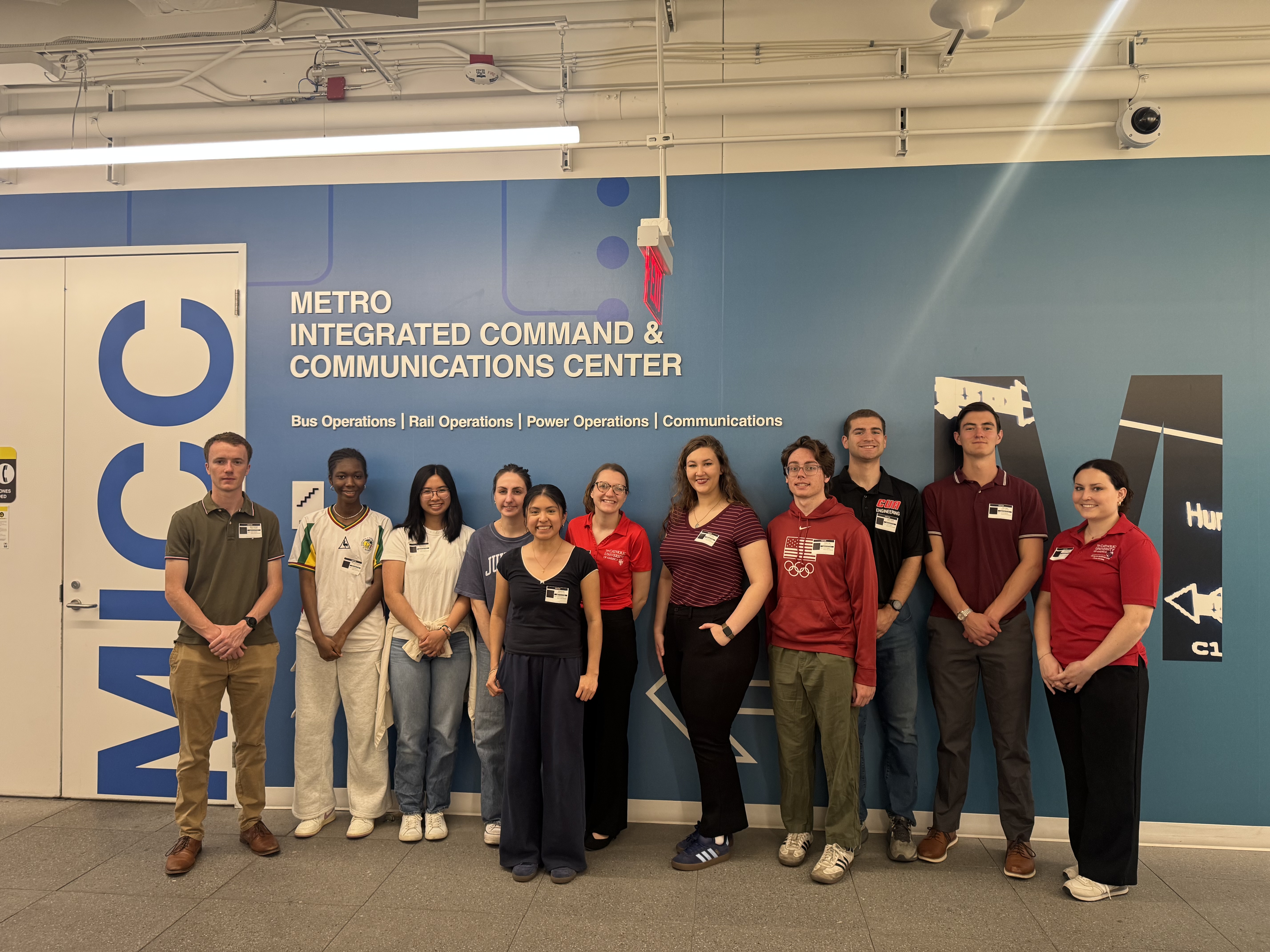 Exploring Metro Operations: CEPC Students Visit WMATA Command Center